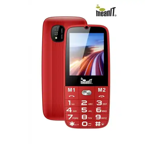 Meanit Mobilni telefon  Senior 15 Crni