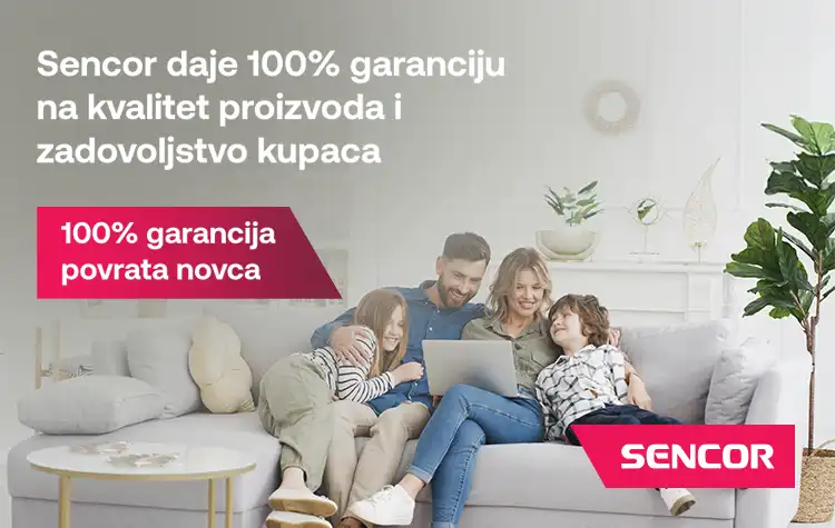 SENCOR 100% POVRAT